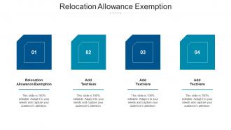Relocation Allowance Exemption Ppt Powerpoint Presentation Inspiration Show Cpb