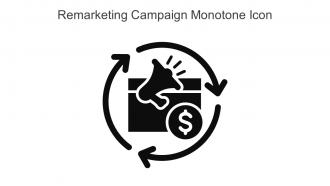 Remarketing Campaign Monotone Icon In Powerpoint Pptx Png And Editable Eps Format