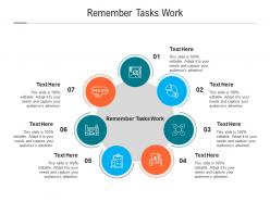 Remember tasks work ppt powerpoint presentation icon background image cpb