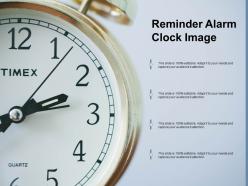 Reminder alarm clock image