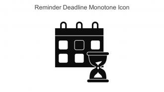Reminder Deadline Monotone Icon In Powerpoint Pptx Png And Editable Eps Format