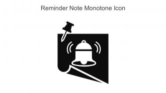 Reminder Note Monotone Icon In Powerpoint Pptx Png And Editable Eps Format