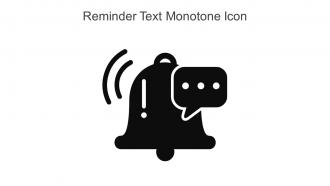 Reminder Text Monotone Icon In Powerpoint Pptx Png And Editable Eps Format