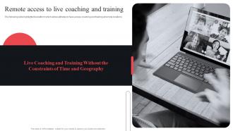 Remote Access To Live Coaching And Training Uplift Seed Funding Pitch Deck
