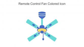Remote Control Fan Colored Icon In Powerpoint Pptx Png And Editable Eps Format