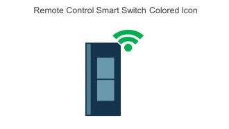 Remote Control Smart Switch Colored Icon In Powerpoint Pptx Png And Editable Eps Format