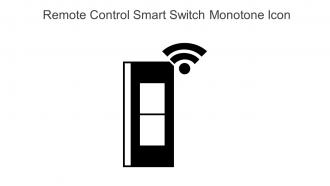 Remote Control Smart Switch Monotone Icon In Powerpoint Pptx Png And Editable Eps Format