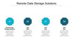 Remote data storage solutions ppt powerpoint presentation file gridlines cpb