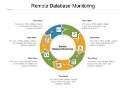 Remote database monitoring ppt powerpoint presentation infographics format ideas cpb