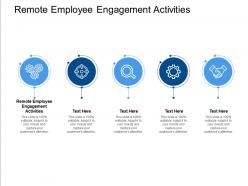 Remote employee engagement activities ppt powerpoint presentation professional ideas cpb