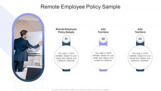 Remote Employee Policy Sample In Powerpoint And Google Slides Cpb
