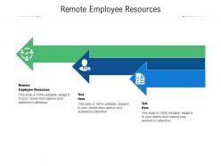 Remote employee resources ppt powerpoint presentation layouts templates cpb