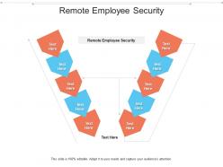 Remote employee security ppt powerpoint presentation background designs cpb