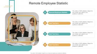 Remote Employee Statistic In Powerpoint And Google Slides Cpb
