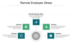 Remote employee stress ppt powerpoint presentation portfolio aids cpb