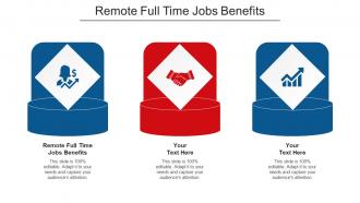 Remote Full Time Jobs Benefits Ppt Powerpoint Presentation Portfolio Design Templates Cpb
