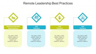 Remote Leadership Best Practices In Powerpoint And Google Slides Cpb