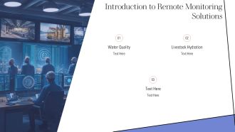 Remote Livestock Water And Environment Monitoring PPT Slides AT Unique Informative