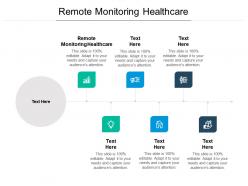 Remote monitoring healthcare ppt powerpoint presentation model visual aids cpb