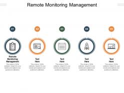Remote monitoring management ppt powerpoint presentation file professional cpb