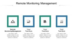 Remote monitoring management ppt powerpoint presentation pictures ideas cpb
