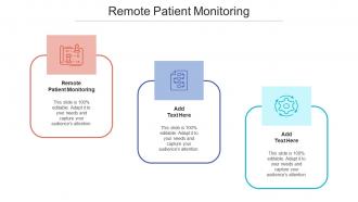 Remote Patient Monitoring Ppt Powerpoint Presentation Pictures Tips Cpb