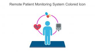 Remote Patient Monitoring System Colored Icon In Powerpoint Pptx Png And Editable Eps Format
