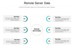 Remote server data ppt powerpoint presentation pictures aids cpb