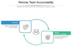 Remote team accountability ppt powerpoint presentation ideas graphics download cpb