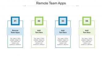 Remote Team Apps Ppt Powerpoint Presentation Ideas Example Introduction Cpb