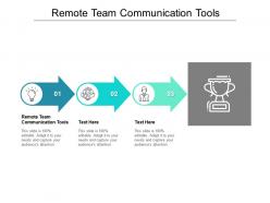 Remote team communication tools ppt powerpoint presentation gallery outfit cpb