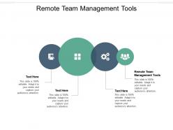 Remote team management tools ppt powerpoint presentation designs cpb