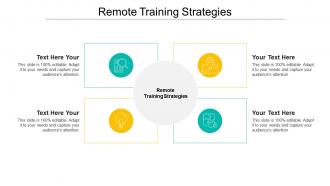 Remote training strategies ppt powerpoint presentation outline rules cpb