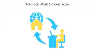 Remote Work Colored Icon In Powerpoint Pptx Png And Editable Eps Format