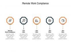 Remote work compliance ppt powerpoint presentation summary topics cpb