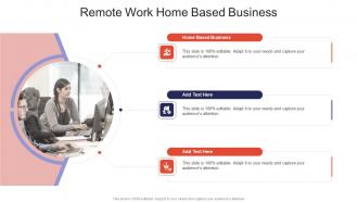Remote Work Home Based Business In Powerpoint And Google Slides Cpb