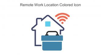 Remote Work Location Colored Icon In Powerpoint Pptx Png And Editable Eps Format