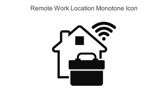 Remote Work Location Monotone Icon In Powerpoint Pptx Png And Editable Eps Format