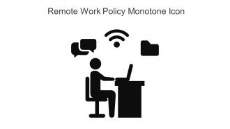 Remote Work Policy Monotone Icon In Powerpoint Pptx Png And Editable Eps Format
