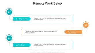 Remote Work Setup In Powerpoint And Google Slides Cpb