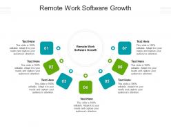 Remote work software growth ppt powerpoint presentation inspiration guide cpb