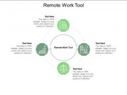 Remote work tool ppt powerpoint presentation styles display cpb