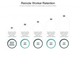 Remote worker retention ppt powerpoint presentation portfolio graphics example cpb
