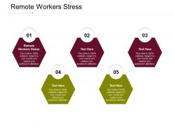 Remote workers stress ppt powerpoint presentation file ideas cpb