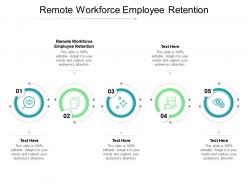 Remote workforce employee retention ppt powerpoint presentation inspiration cpb