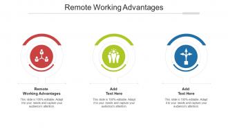 Remote Working Advantages In Powerpoint And Google Slides Cpb