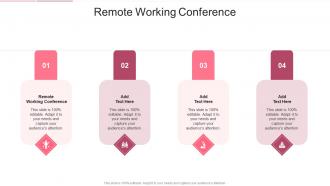 Remote Working Conference In Powerpoint And Google Slides Cpb
