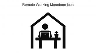 Remote Working Monotone Icon In Powerpoint Pptx Png And Editable Eps Format