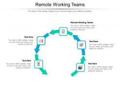 Remote working teams ppt powerpoint presentation file sample cpb