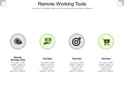 Remote working tools ppt powerpoint presentation layouts styles cpb